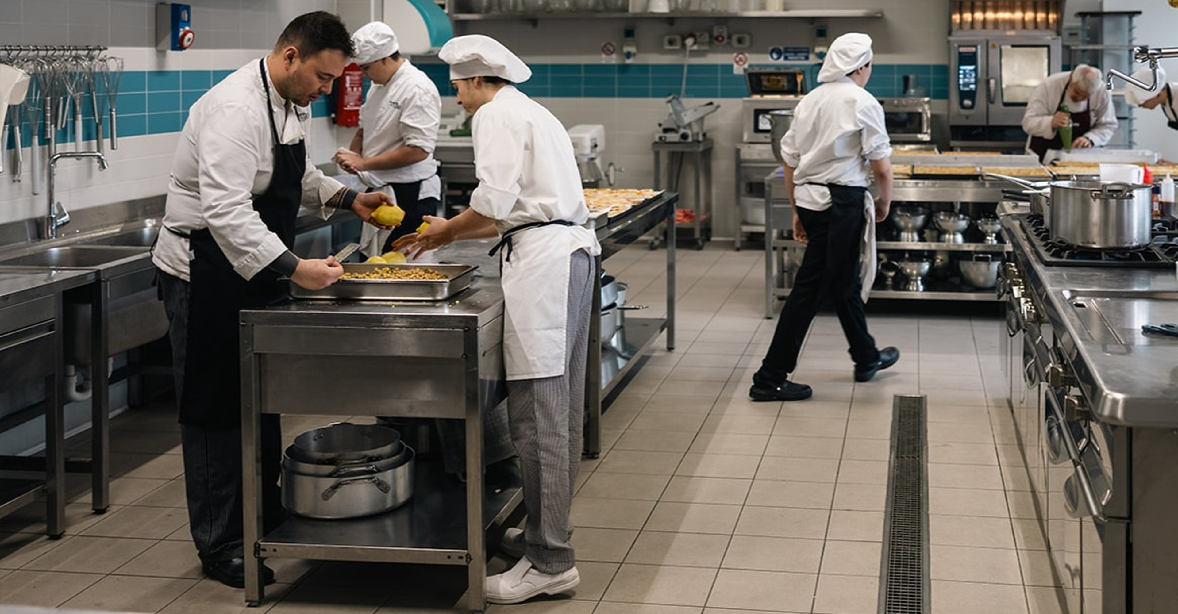 Professional kitchen team — high-resolution reference photography